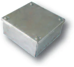 Greenbrook Adaptable Box Plain Sides 100X100X100mm Galvanised