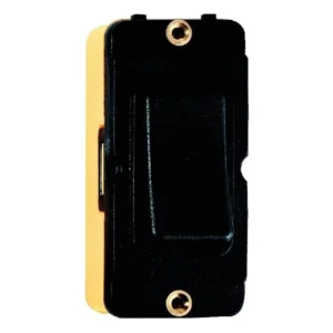 Hamilton Insert Rocker 1 Gang Intermediate 20A Black/Black