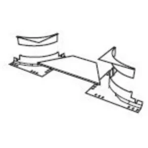 Legrand Tee Kit 300X100mm PVC