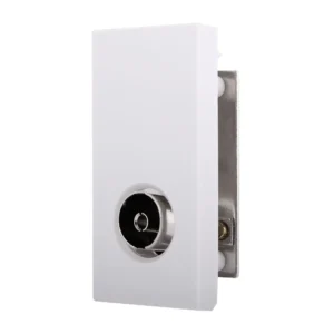 Hamilton Socket Tv 1 Gang White Insert