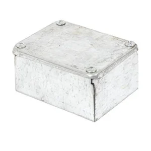 Greenbrook Adaptable Box Plain Sides 100X75X50mm Galvanised