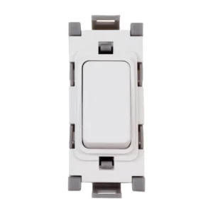 Deta Grid Switch DP Push To Make Module 20A White