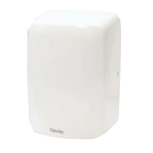 Newlec Hand Dryer Automatic Fast Drying Compact 1.1kw IP x 1 Die-Cast Metal White Enamel