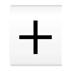 Cablecraft Z-Type Straight-Cut Z11 Cable Marker Black on White Symbol + (Box of 1000)