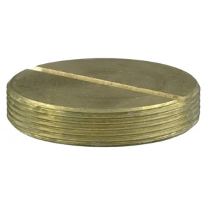 Metpro Brass Slotted Plug 25mm Pack of 100