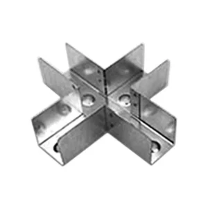 Armorduct Crossover 4 Way Horizontal Pre-Galvanised