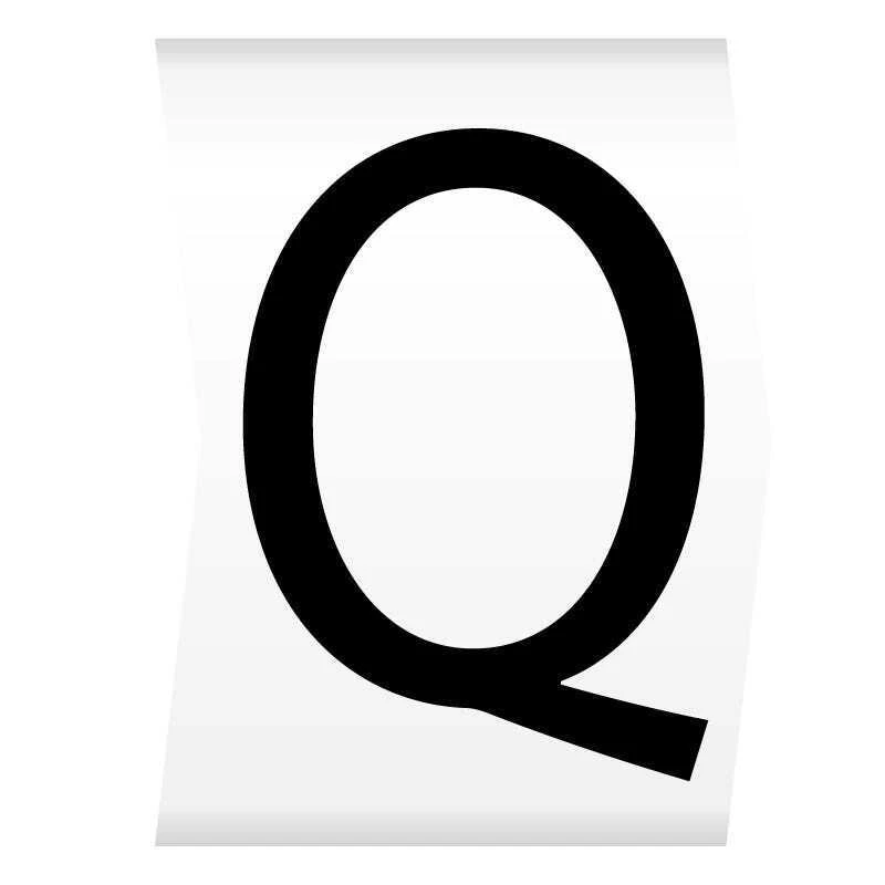 Easi-Lok Letter Q Black on White - Easi-Lok Chevron Cut Boxed Slide-On Cable Markers for 2.8-5mm Dia. - Image 2