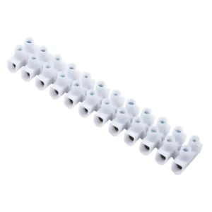 Newlec CONNECTOR STRIP SNAP OFF SCREW TERMINAL 12 WAY 15A WHITE