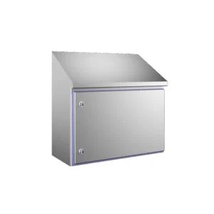 Rittal HD Compact Enclosure IP66, WHD: 610x430(H1)x601(H2)x300 mm, Stainless steel 1.4301