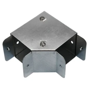 Armorduct Bend 90° Top Lid Gusset 150X100mm Pre-Galvanised