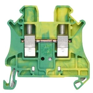 Siemens Through-Type PE Terminal With Screw Terminal Terminal Width 6.2 Mm Color Green-Yellow Cross-Section: 4 Mm2