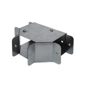 Armorduct Tee Top Lid Gusset 100X50mm Pre-Galvanised