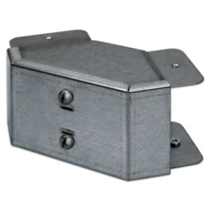 Armorduct Bend 90° Outside Lid Gusset 100X50mm Pre-Galvanised