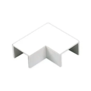 MK Electric Bend Flat Moulded 40X40mm White PVC-U