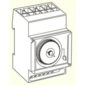 Crabtree 3 Module 1 Channel Disc Type Analogue Time Switch