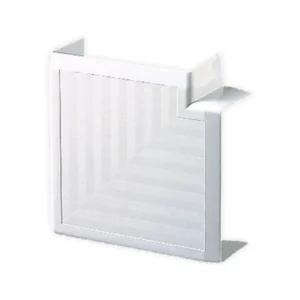 MK Electric Bend 90° Flat Moulded 50X50mm White PVC-U