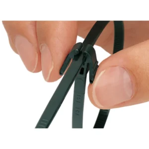 HellermannTyton Hellerman REZ300 Cable Tie Blk PK=100