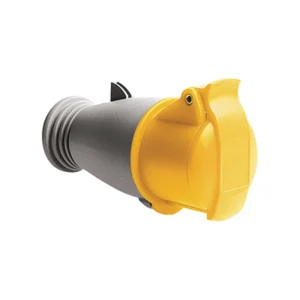 MK Electric Connector 2P+E IP44 16A 110V Yellow