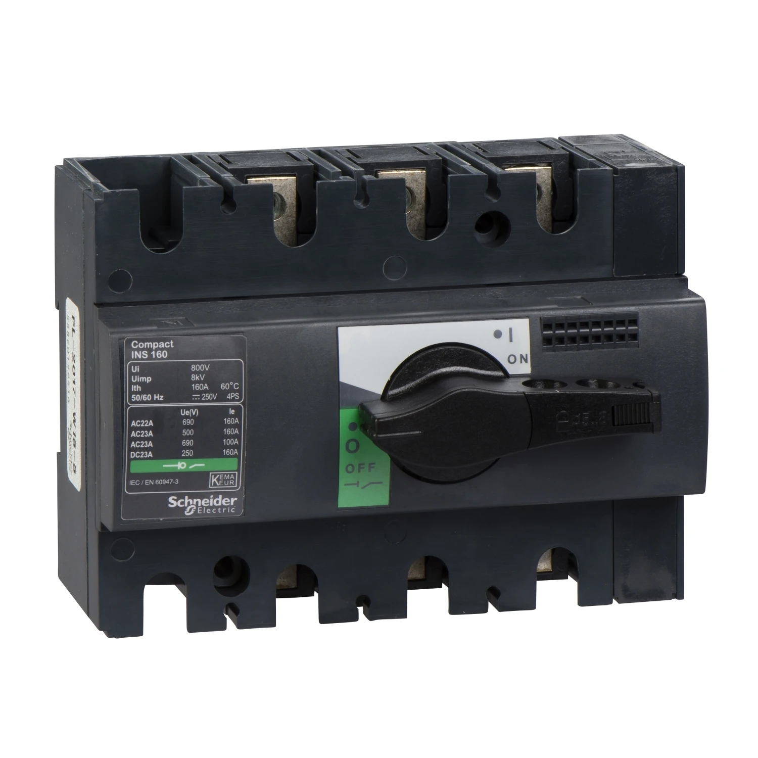Schneider Electric Merlin Gerin Switch-Disconnector Compact Ins160 3 Poles 160A - Image 2