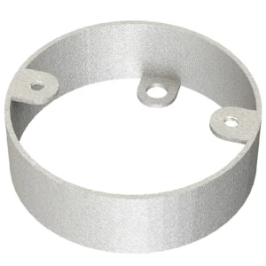 Newlec 32mm Conduit Box Extension Ring Depth Galvanised Steel