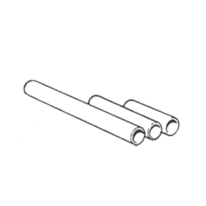 Manrose Pipe Round 150mm/6In L500 PVC