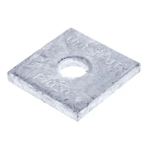 Unistrut Square Washer M10/M12 41 x 41mm Hot Dipped Galvanised [Pack=10]
