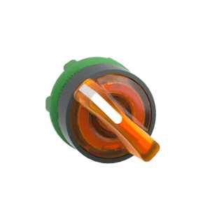 Schneider Electric Orange Illuminated Selector Switch Head 22 2-Position Stay Put
