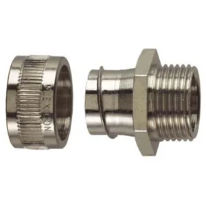 Flexicon Connector Male Thread For Fu Conduit Pg9 Brass
