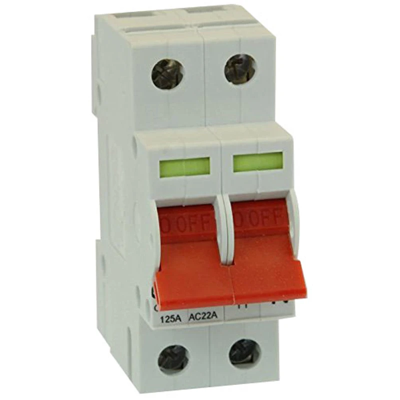 Crabtree 125A 2P Switch Disconnector - Image 2