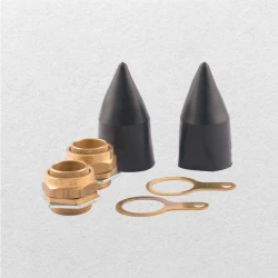 SWA Gland Pack Premier Indoor LSF Cable 75mm Brass Shroud/Earth Tag/Locknut