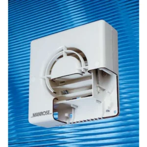 Manrose Fan Wall/Ceiling Auto Pullcord Switch 150mm 6In Int. Shut