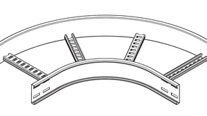 Metsec Bend 90° Flat For Heavy Dty Ladder 600X125mm Hot Dipped Galvanised