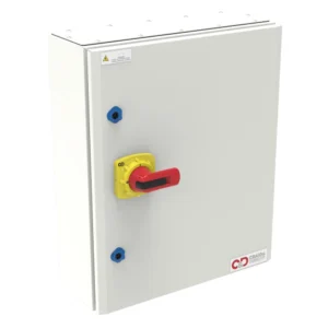 Craig & Derricott Switch Disconnect Isolator Triple Pole+Single Neutral 250A Grey Metal Hinged IP65