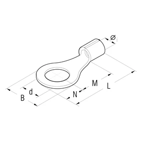 Cembre Ring Terminal Brazed Seam - Image 3