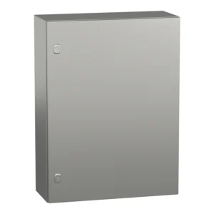 Schneider Electric SPACIAL S3X stainless 316L, Scotch Brite® finish, H800xW600xD250mm.