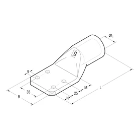 Cembre Copper Tube Crimp Lug - Image 3