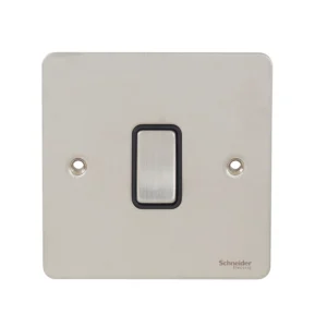 Schneider Electric Ultimate Flat plate, plate switch, 1 gang, stainless steel