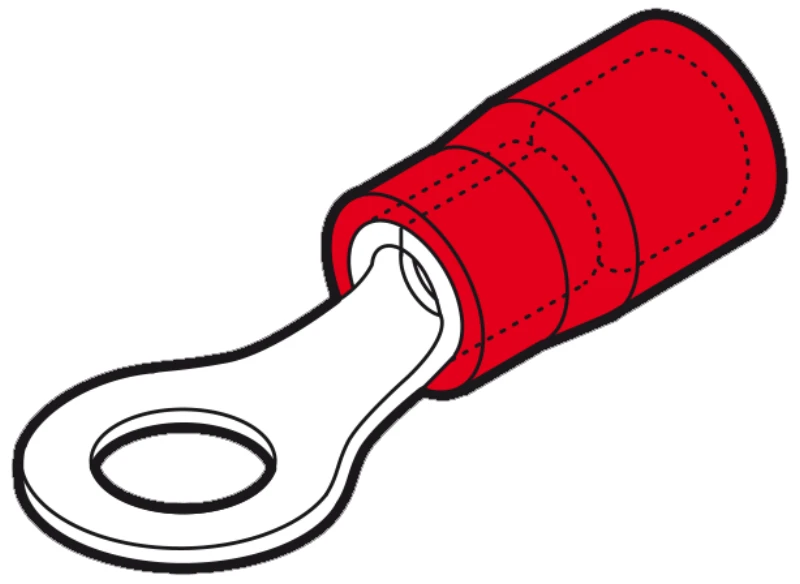 Cembre Ring Terminal Red