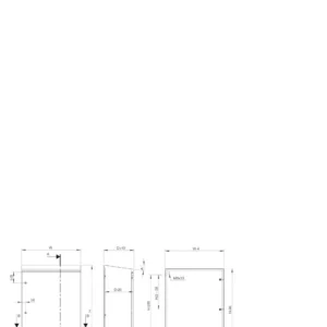 nVent HOFFMAN Enclosure Wall Mounting Sloping Roof 800X800X300mm Stainless Steel