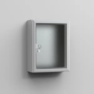 nVent HOFFMAN Door Glazed 300X300mm Anodised Aluminium