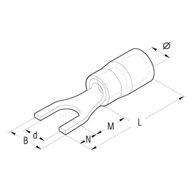 Cembre Fork Terminal Blue - Image 3