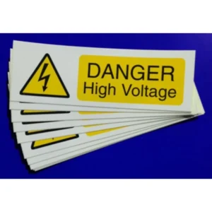 Industrial Signs Ind Signs Danger HV Label Pk=10