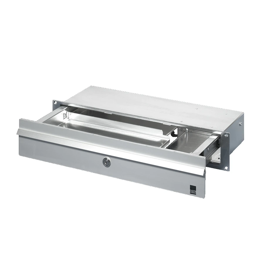 Rittal CP Drawer 482.6 mm (19")/2 U, for keyboard and mouse - Image 2