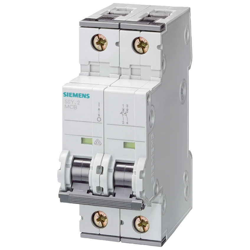 Siemens Miniature Circuit Breaker 230 V 10kA, 1+N-Pole, C, 2A, D=70 Mm - Image 2