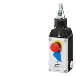 Siemens SIRIUS Cable-Operated Switch With Emergency Stop, 3x M20x1.5, 1 NO + 3 NC, Latching Acc. To EN ISO 13850