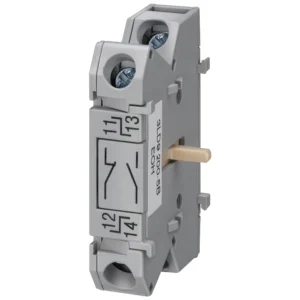 Siemens Auxiliary Switch, 1 NO+1 NC, Accessory For Main And Emergency Switching-Off 3LD2 Switch Front Mounting And For Molded Case Switch 3LD5 UL Front Mounti