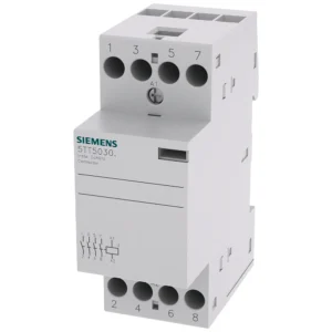 Siemens INSTA Contactor With 4 NO Contacts Contact For 230 V AC, 400V 25A Control AC/24 V DC