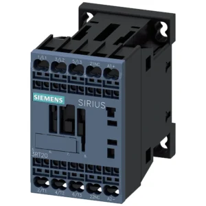 Siemens Contactor, AC-3, 7 A/3 KW/400 V, 3-Pole, 24 V DC, 1 NC, Spring-Type Terminal
