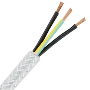 Commodity YY03C 0.75mm² Grey PVC Num/Code Control Cable 3-Core Flexible 1m