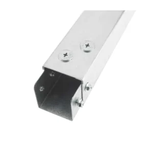 Unistrut Trunking Straight 1Compartment Lid 100 x 50mm x 3m Pre-Galvanised Steel+Couplers